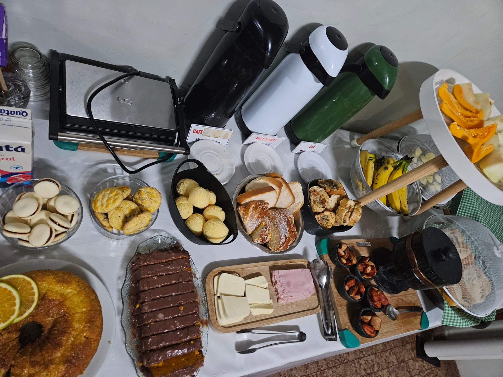 Café da manhã variado